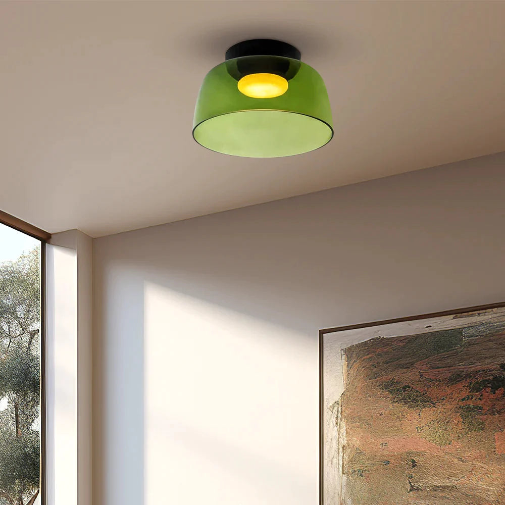 Morandi Modern Simple Creative Glass Flush Mount Ceiling Light