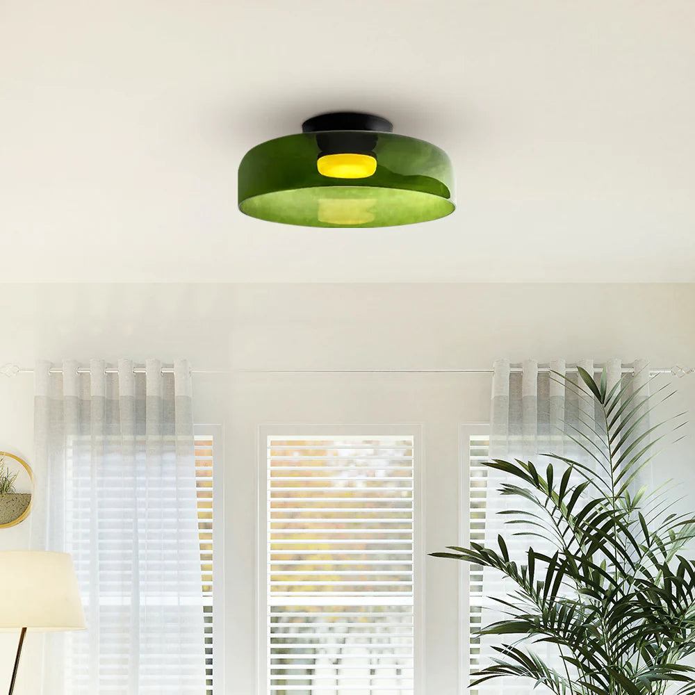 Morandi Modern Simple Creative Glass Flush Mount Ceiling Light