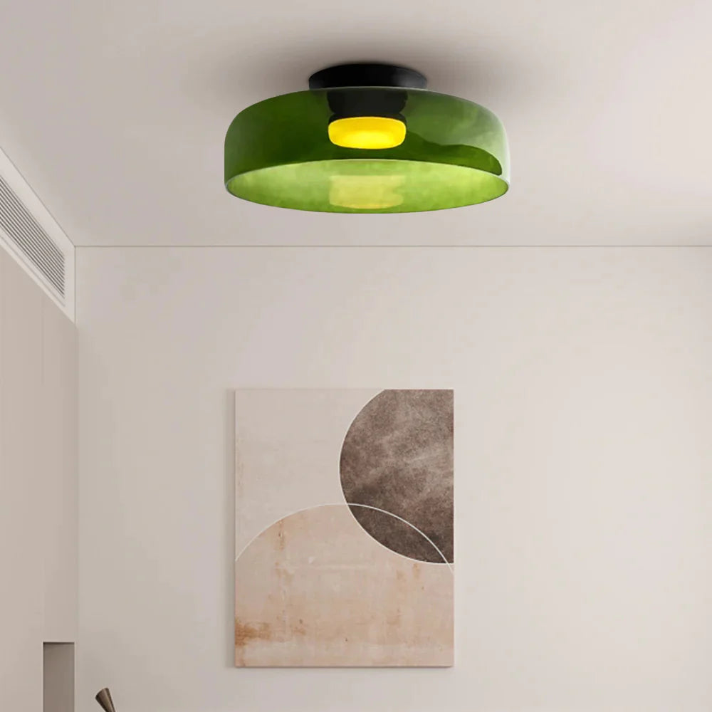 Morandi Modern Simple Creative Glass Flush Mount Ceiling Light