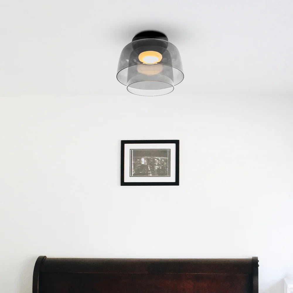 Morandi Modern Simple Creative Glass Flush Mount Ceiling Light