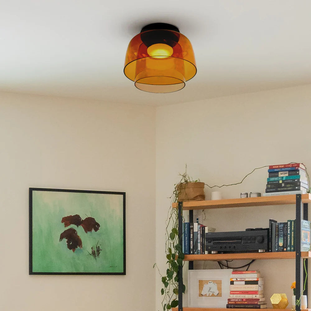 Morandi Modern Simple Creative Glass Flush Mount Ceiling Light