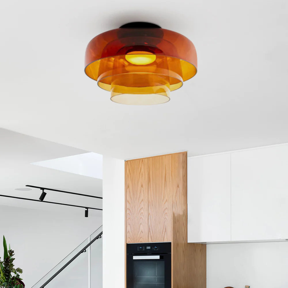 Morandi Modern Simple Creative Glass Flush Mount Ceiling Light