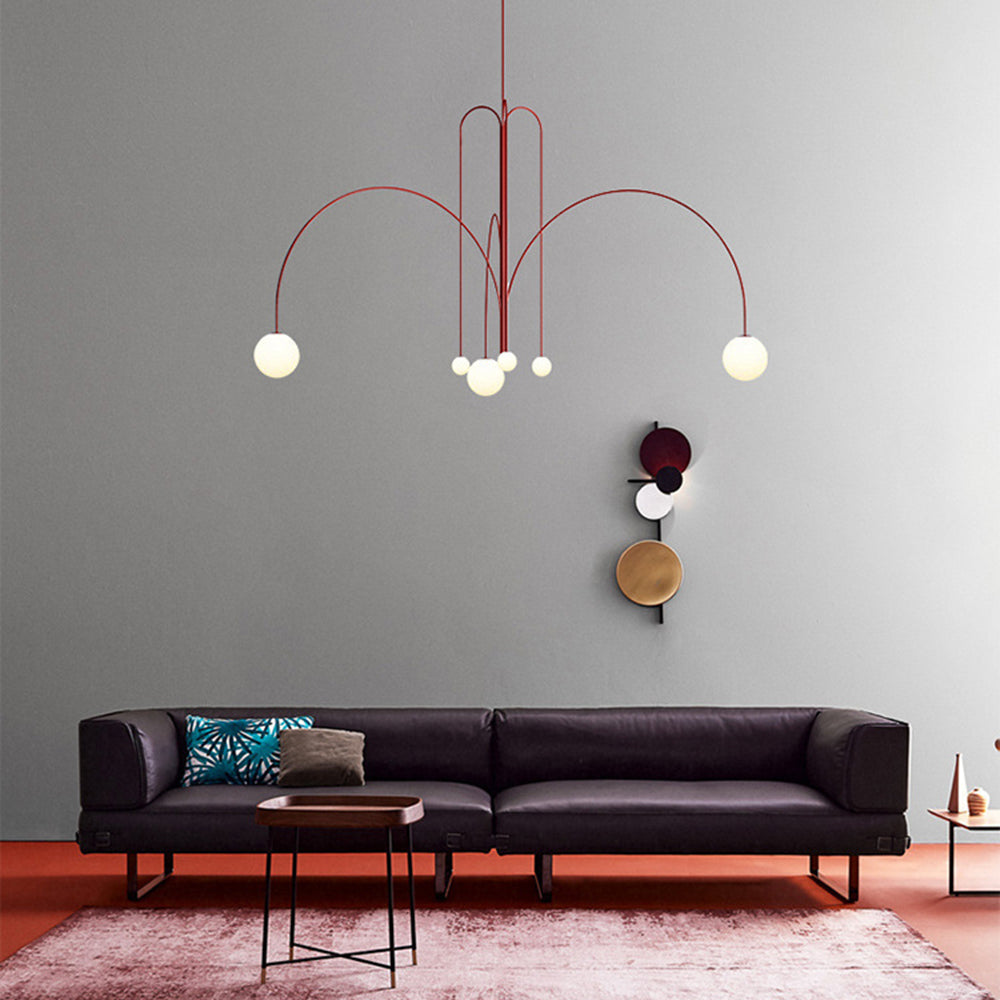 Avi Pendant Light 3 Colour, 6/8 Heads
