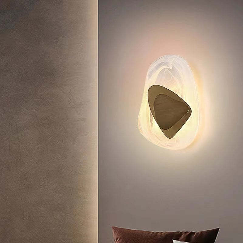 Modern Nordic Crystal LED Wall Lamp Wall Scone For Bedroom
