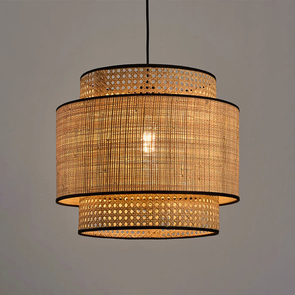 Ritta Pendant Light Tri-Layer, Rattan, Dia 30/40/60cm