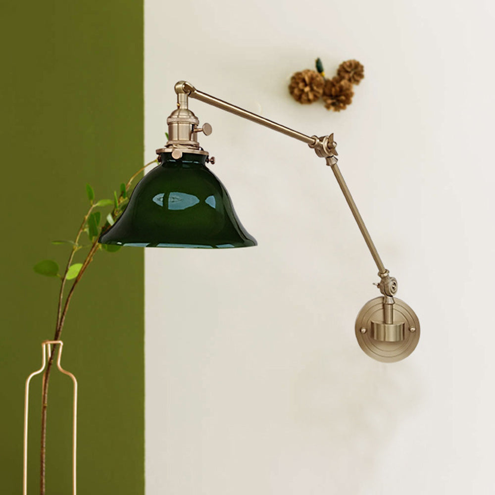 Brady Vintage Foldable Wall Lamp, 2 Colour