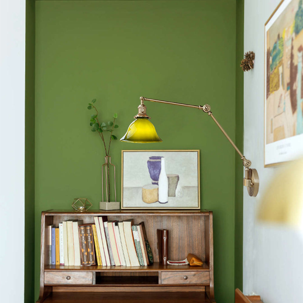 Brady Vintage Foldable Wall Lamp, 2 Colour