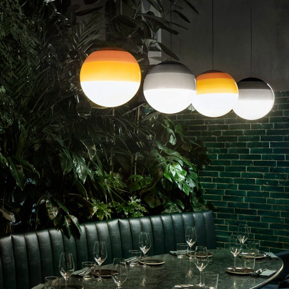 Valentina Colourful Glass Bubble Pendant Light, 6 Colour