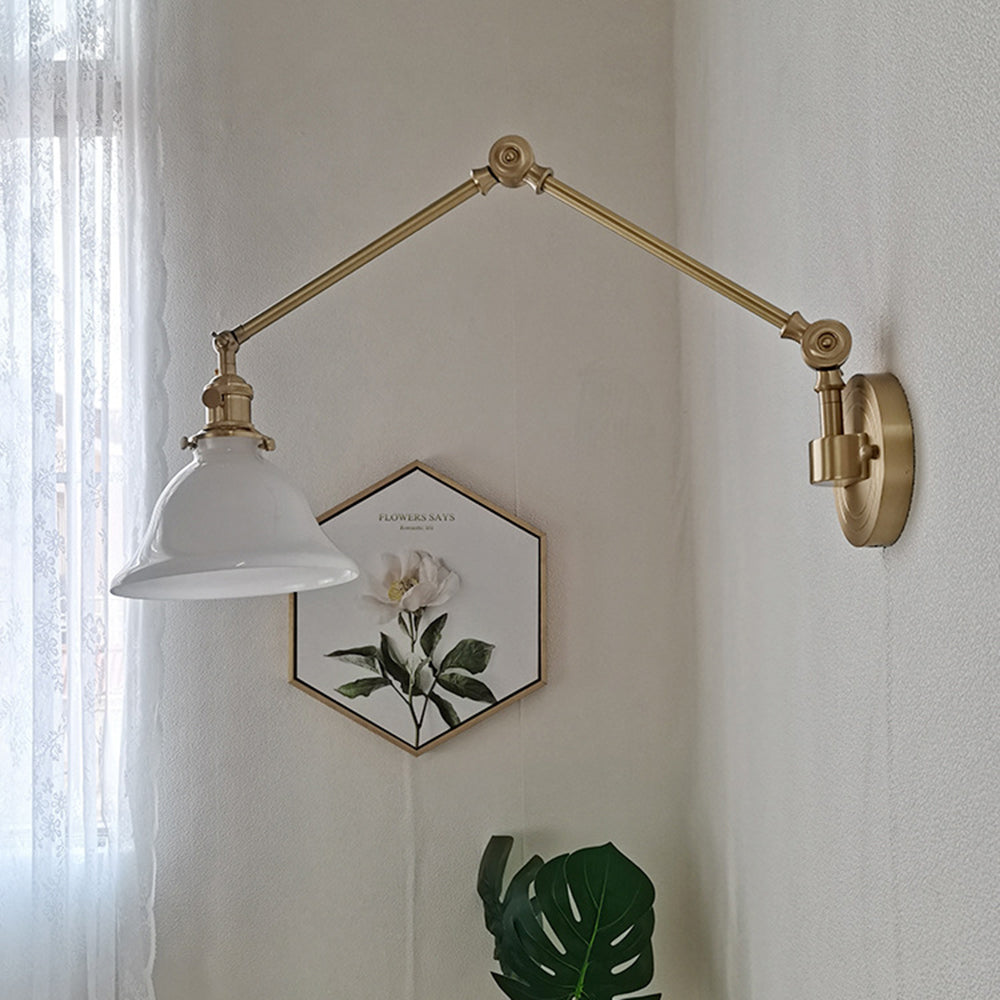 Brady Vintage Foldable Wall Lamp, 2 Colour