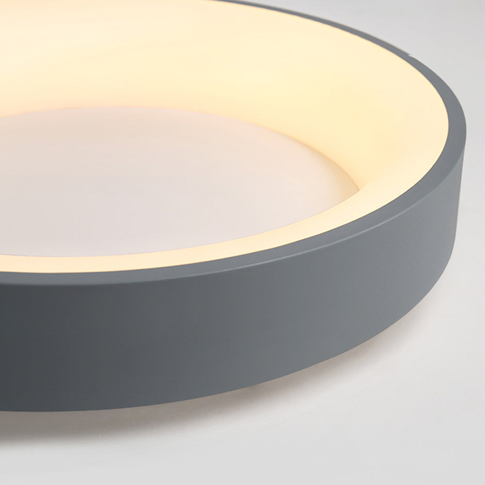 Quinn Flush Mount Ceiling Light Remote Control Dimmable, Dia 30/38/48cm