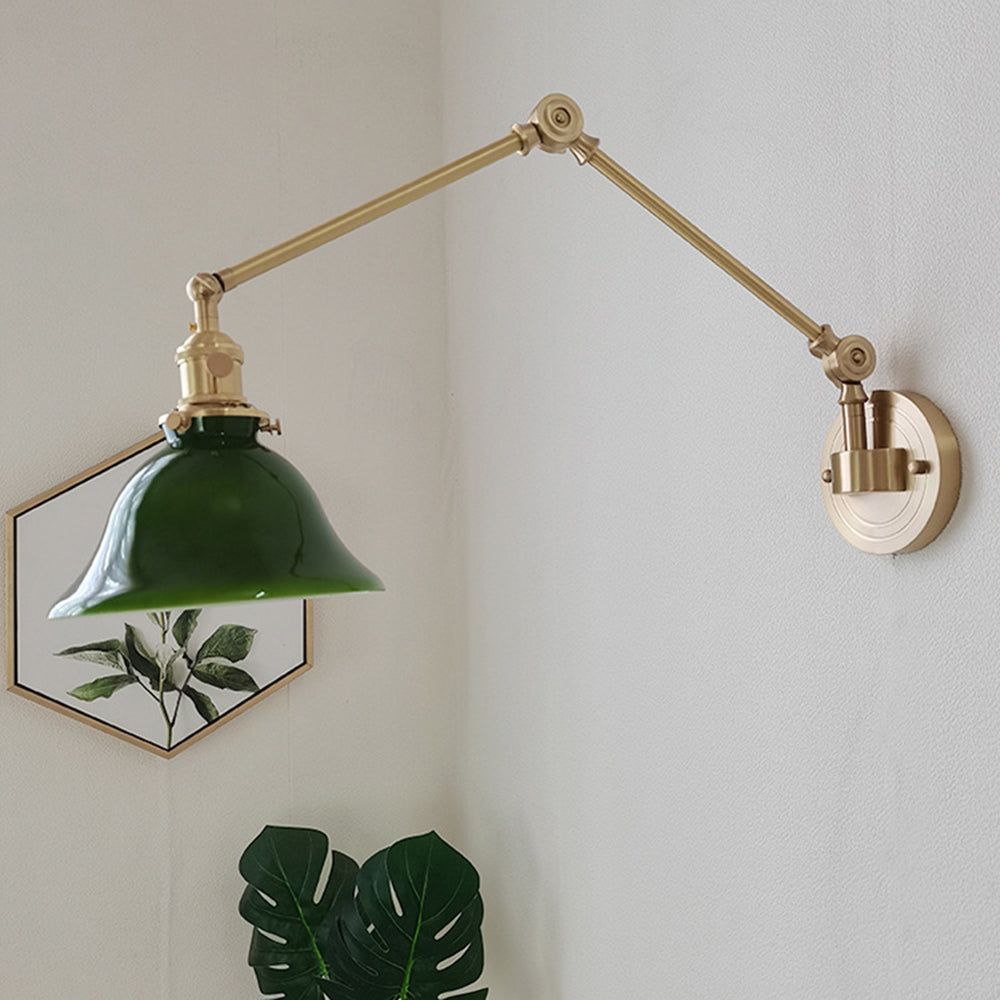 Brady Vintage Foldable Wall Lamp, 2 Colour