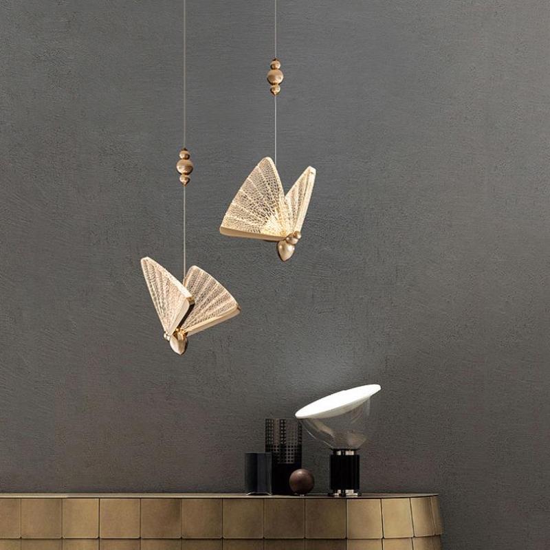 Butterfly Pendant Light for Bedroom