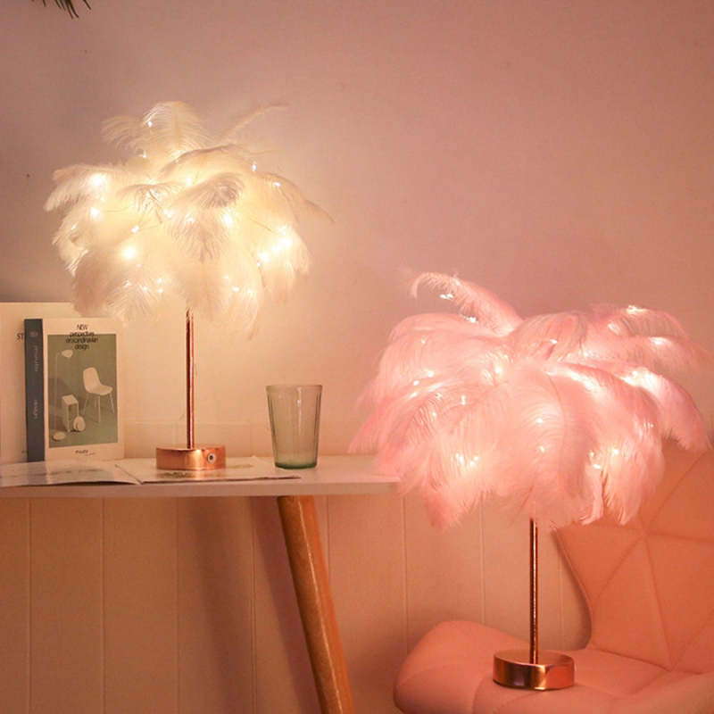 O'Moore Feather Table Lamp