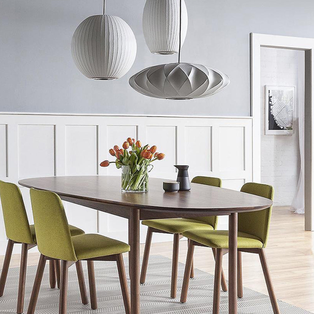 Renée Pendant Light, Artificial Silk, 6 Style