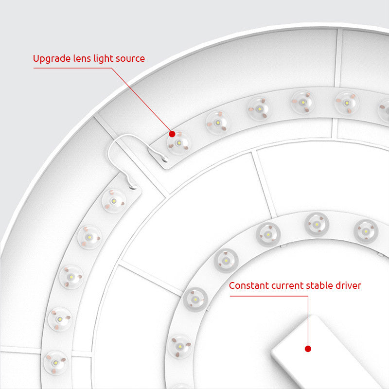 Modern Simple Style Waterproof Round Ceiling Light Colour Change for Bedroom, Bathroom & Balcony