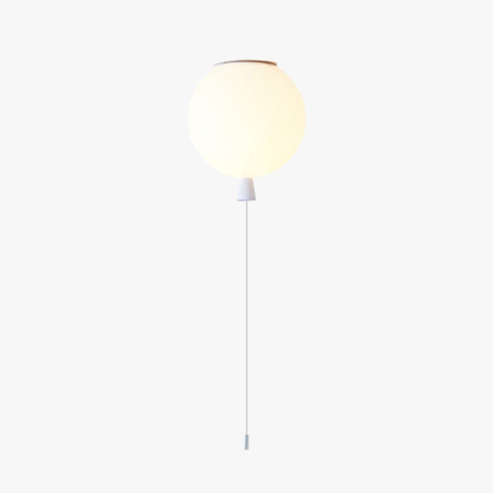 Fateh Frosted Balloon Flush Mount Ceiling Light 5 Colour, Dia 20/25/30/35cm