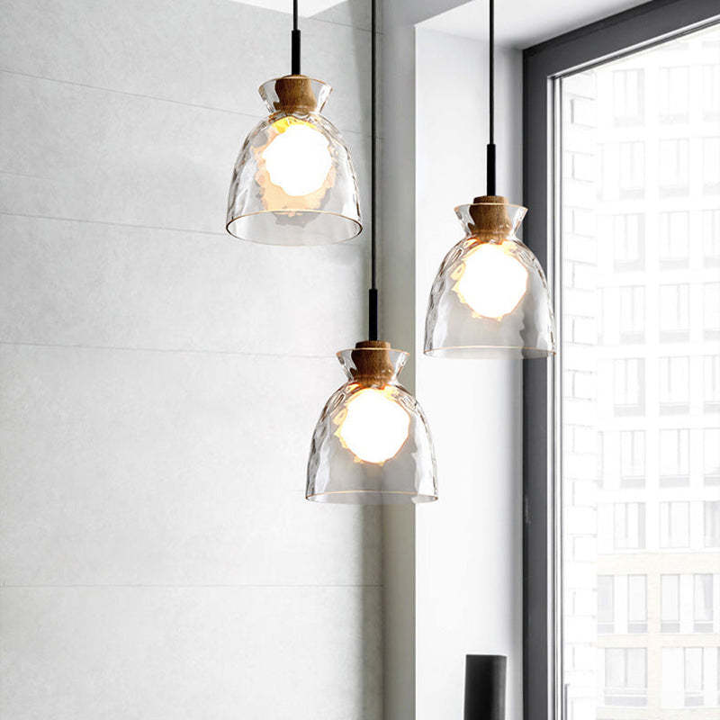 Nordic Kronleuchter Glas Pendelleuchte für Restaurant Gang Veranda Balkon Korridor