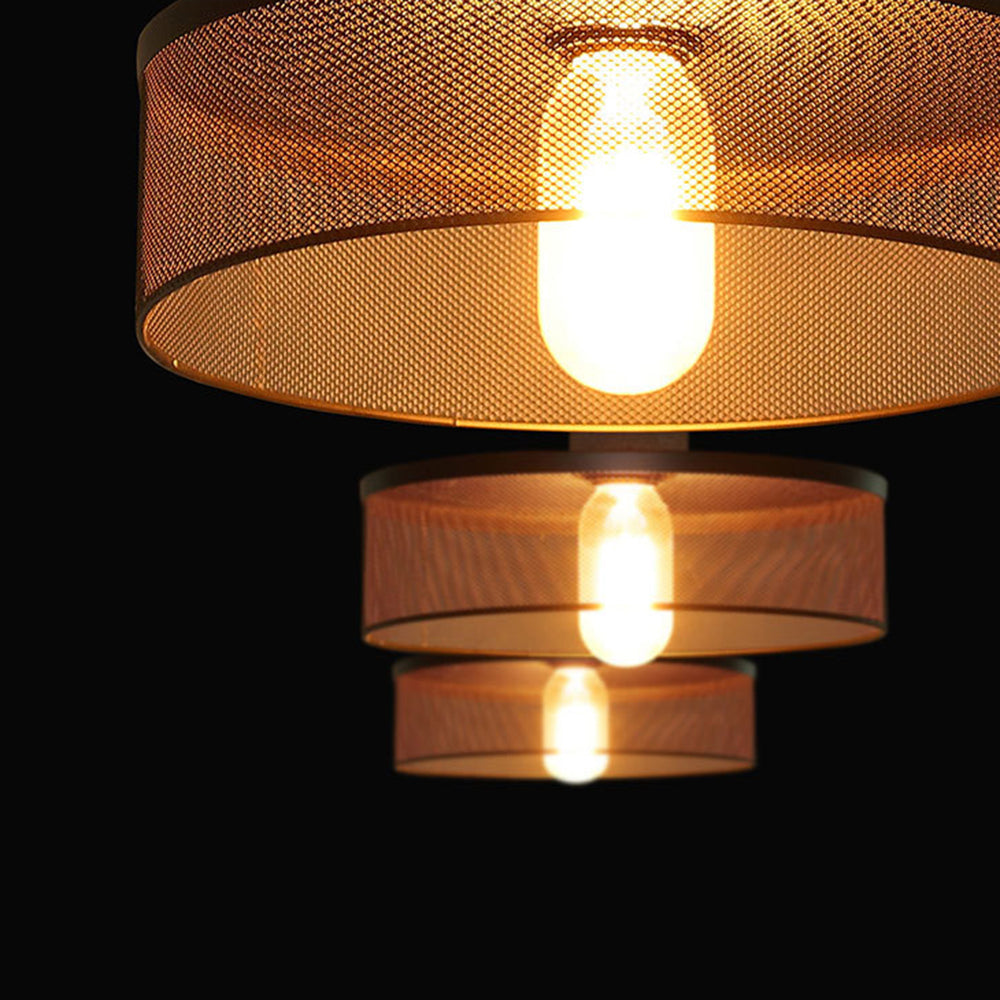 Zaid Industrial Pendant Light, 6 Style, Cement & Metal
