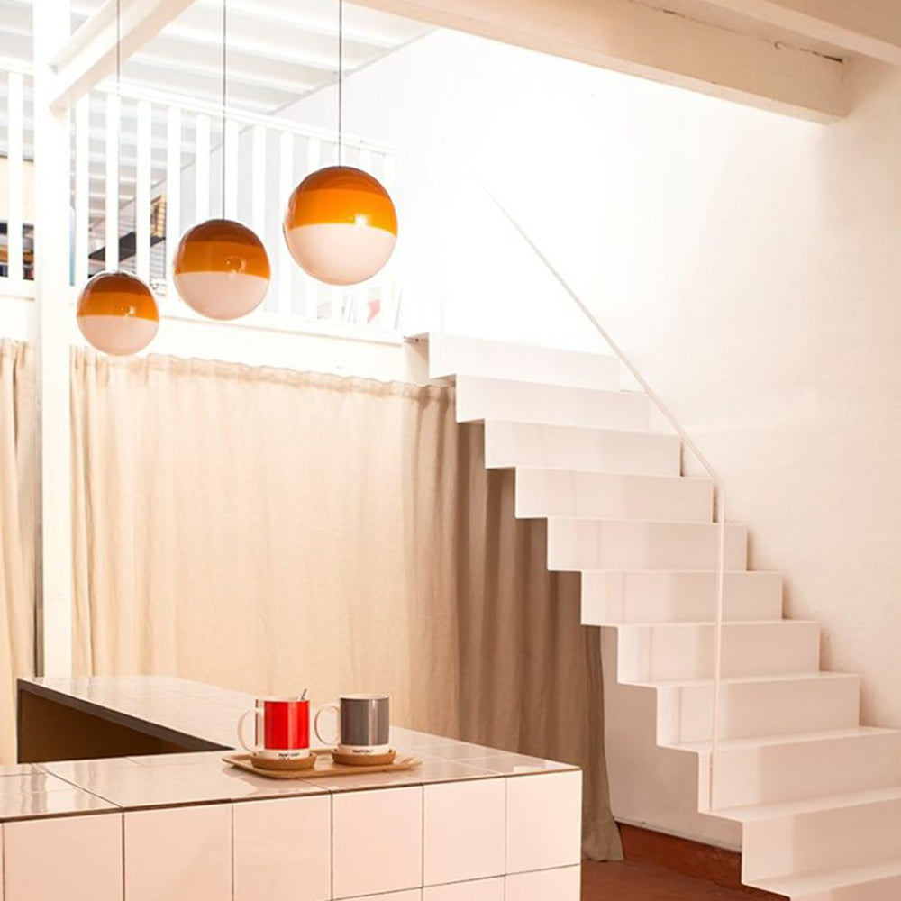 Valentina Colourful Glass Bubble Pendant Light, 6 Colour