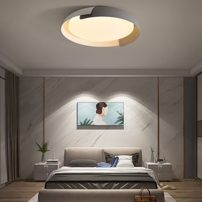 Quinn Flush Mount Ceiling Light, 4 Colour, L 47CM/56CM