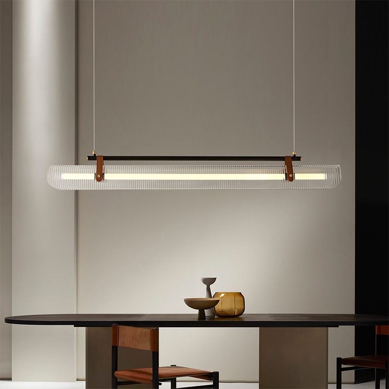 Edge Pendant Light, Acrylic & Metal, L 80/100/120CM