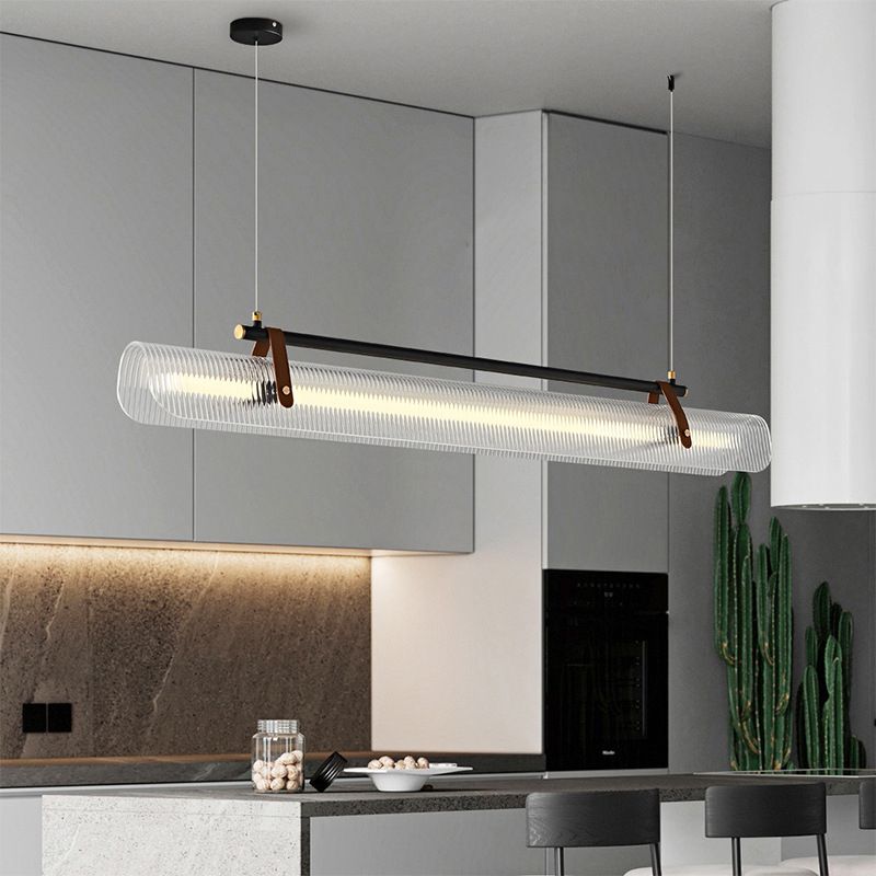 Edge Pendant Light, Acrylic & Metal, L 80/100/120CM