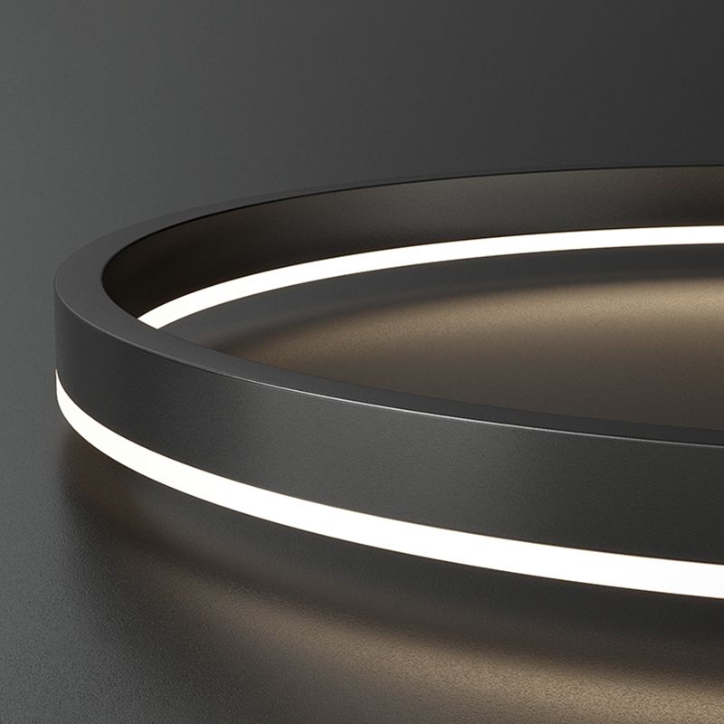 Arisha 3-Rings Black Pendant Light, 3 Style