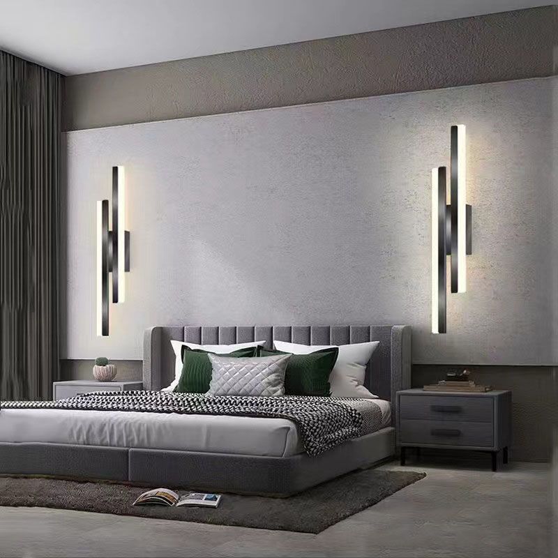 Alana Wall Lamp, Acrylic & Metal, 2 Color, L 48CM/65CM