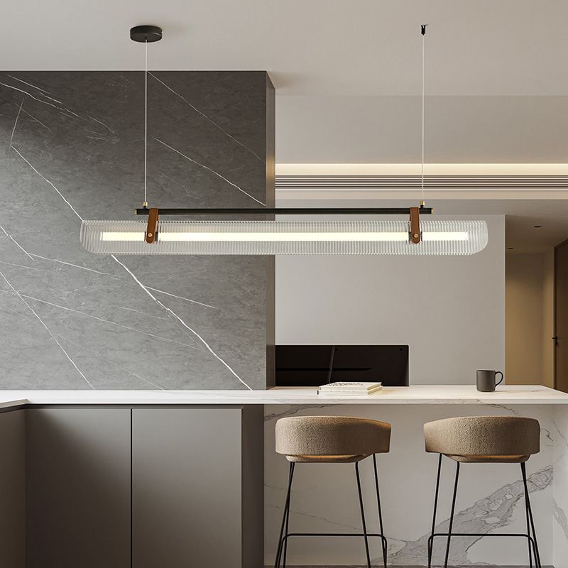 Edge Pendant Light, Acrylic & Metal, L 80/100/120CM