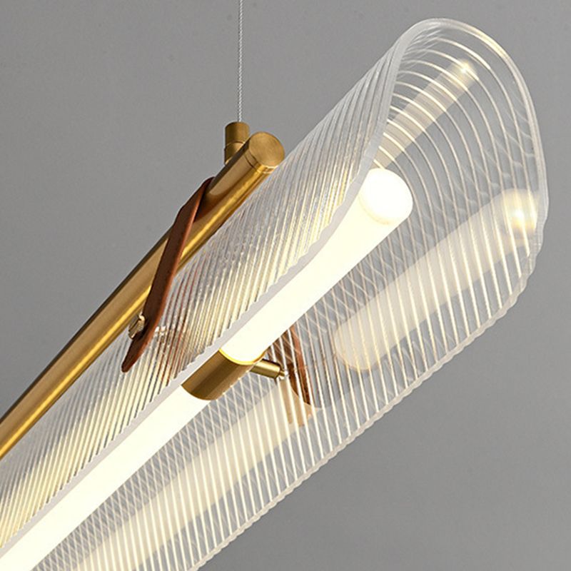 Edge Pendant Light, Acrylic & Metal, L 80/100/120CM