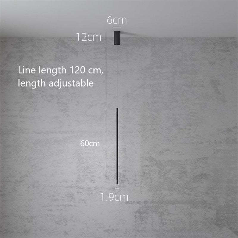 Modern Bedside Led Pendant Lights For Bedroom