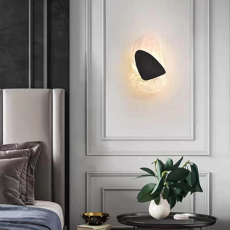 Modern Nordic Crystal LED Wall Lamp Wall Scone For Bedroom