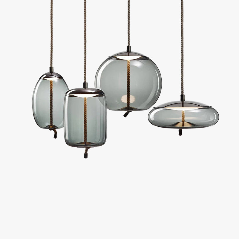 Modern Glass Pendant Lights for Dining Room, Living Room