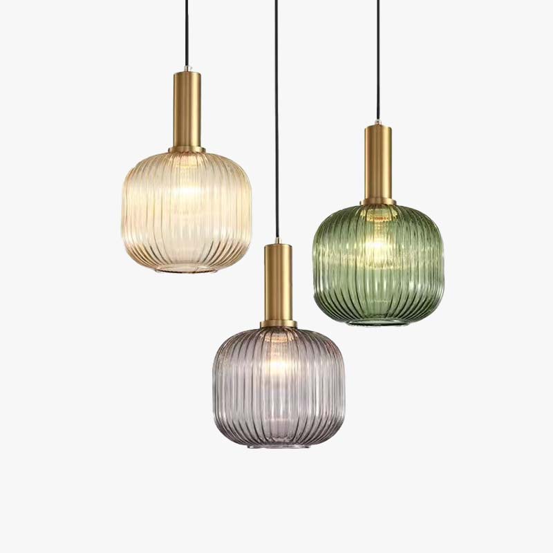 Hailie Glass Lampshade Pendant Lights for Living Room