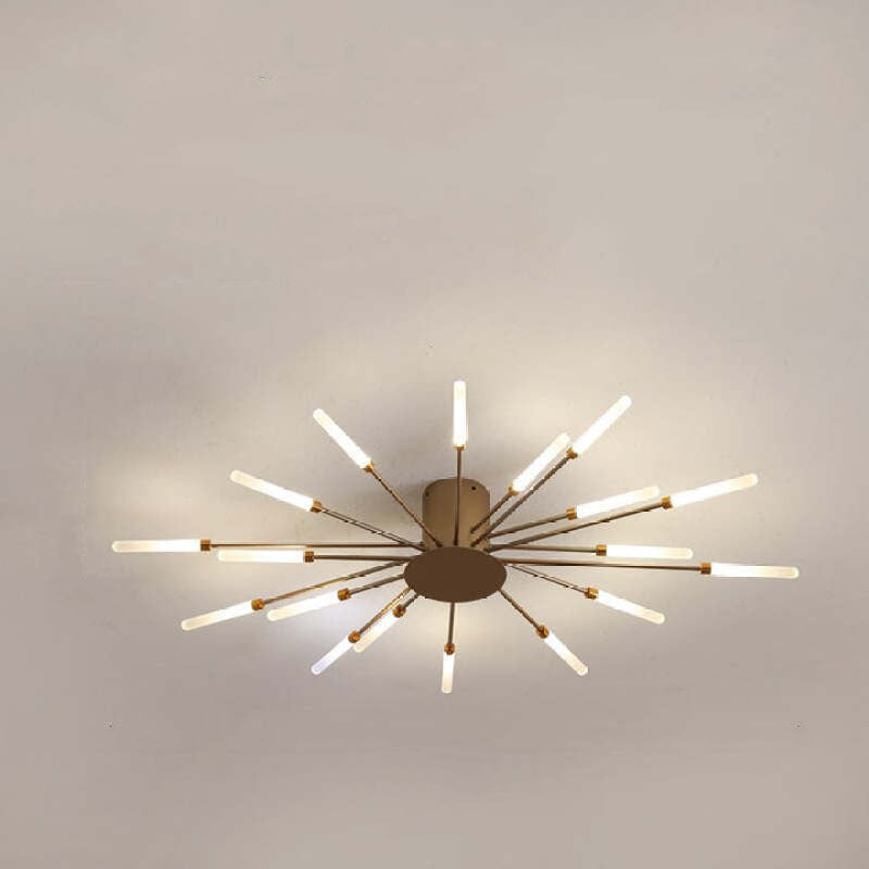 Feuerwerks-LED-Deckenleuchte im Industriestil für Wohnzimmer, Schlafzimmer