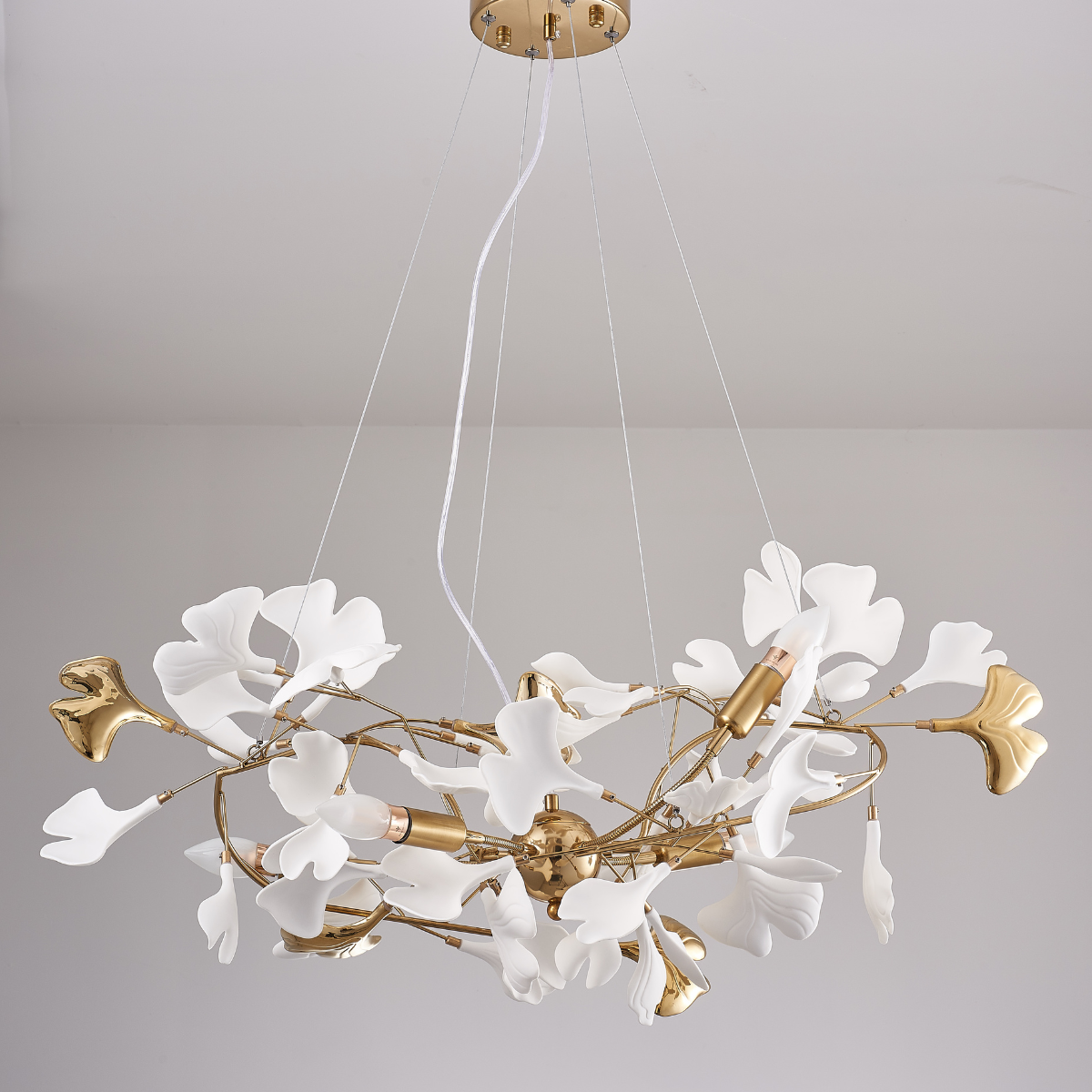 Olivia Chandelier Artistic Design, Metal & Ceramic 60/80cm