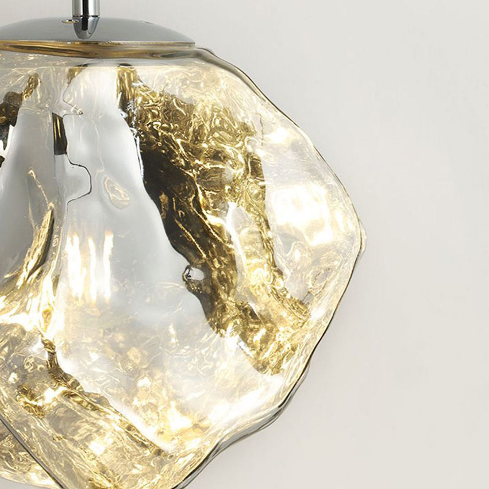 Mirza Glass Pendant Light, 4 Colour