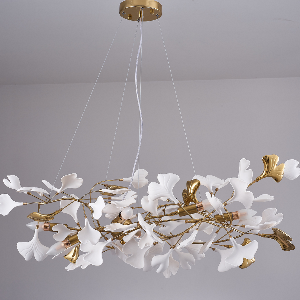 Olivia Chandelier Artistic Design, Metal & Ceramic 60/80cm
