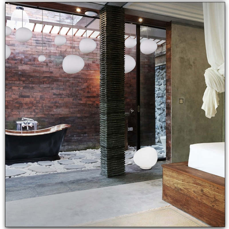 Hailie Egg-shaped Glass Pendant Light