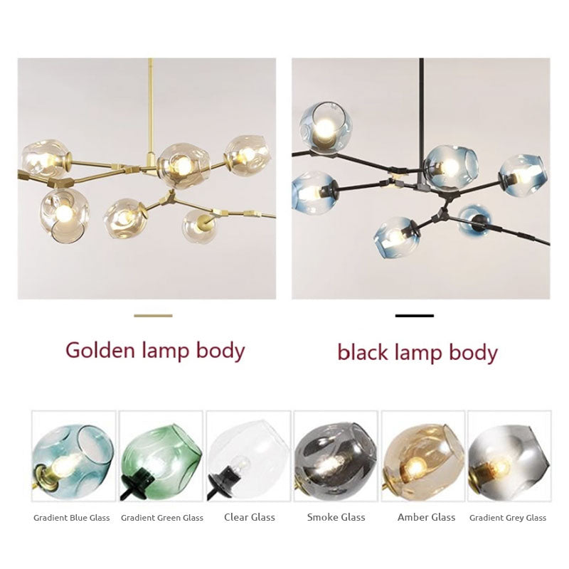 Molecular Tree Hanging Pendant Light - Living Room - Glass
