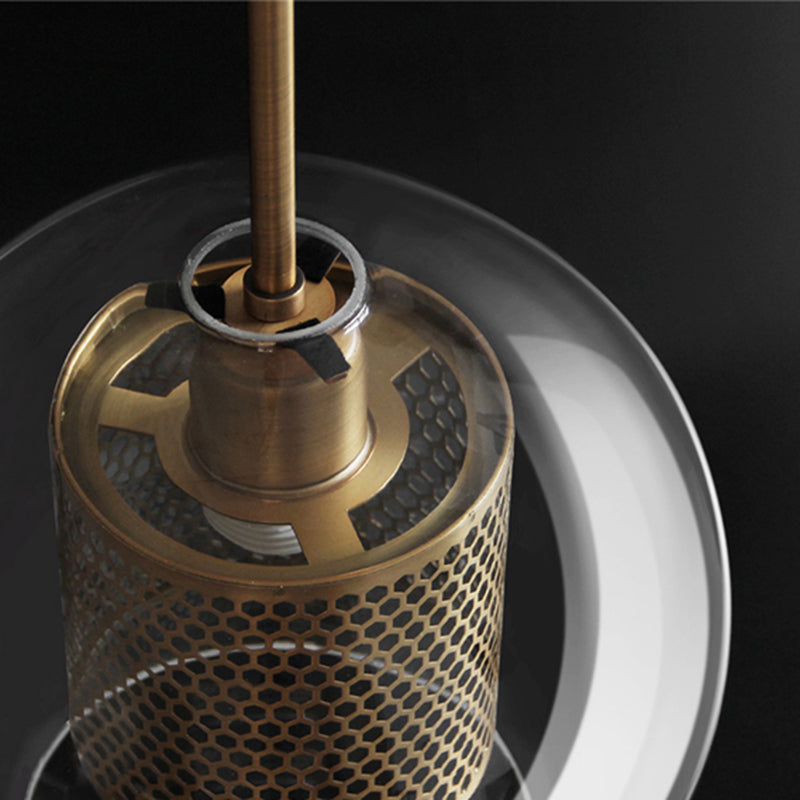 Oneal Pendant Light, Metal & Glass
