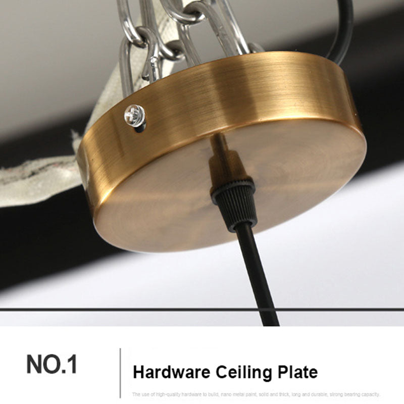 Hailie Glass Lampshade Pendant Lights for Living Room