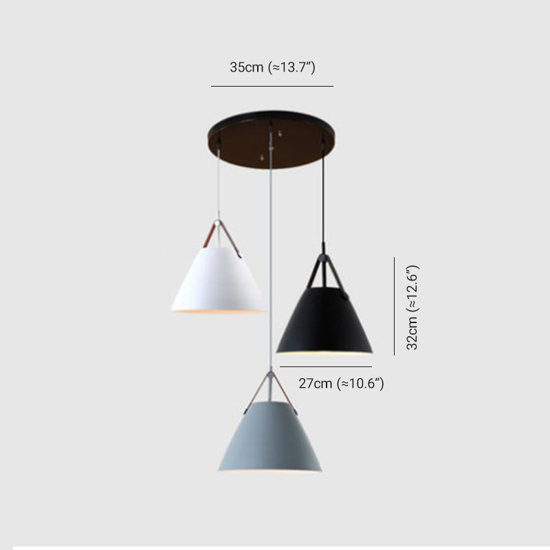Carins Pendant Light Cluster, 3 Colour