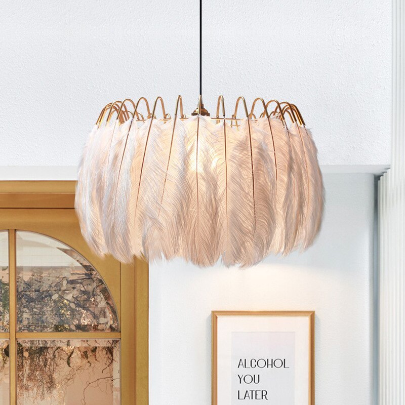 O'Moore Pendant Light Crown Shaped, Feather