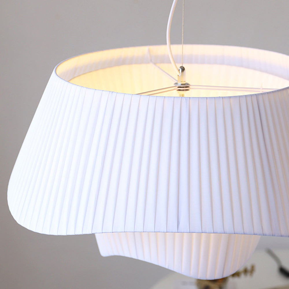 Renée Pendant Light 3 Colour Temperature Changeable, Fabric, Dia 50/60cm
