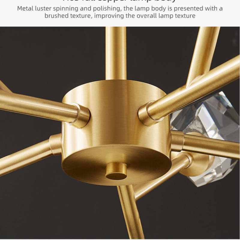 Modern LED Chandeliers Crystal Pendant Light