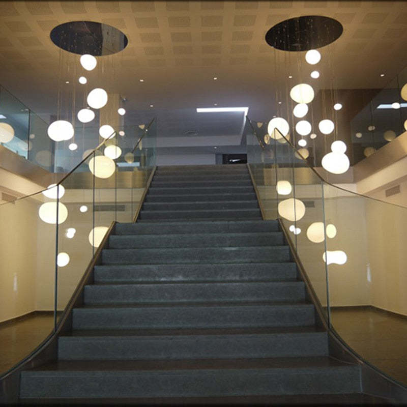 Hailie Egg-shaped Glass Pendant Light