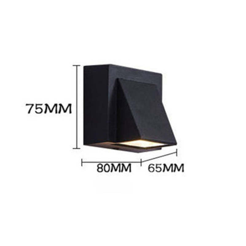 Modern Simple Outdoor Waterproof LED Wall Lamp