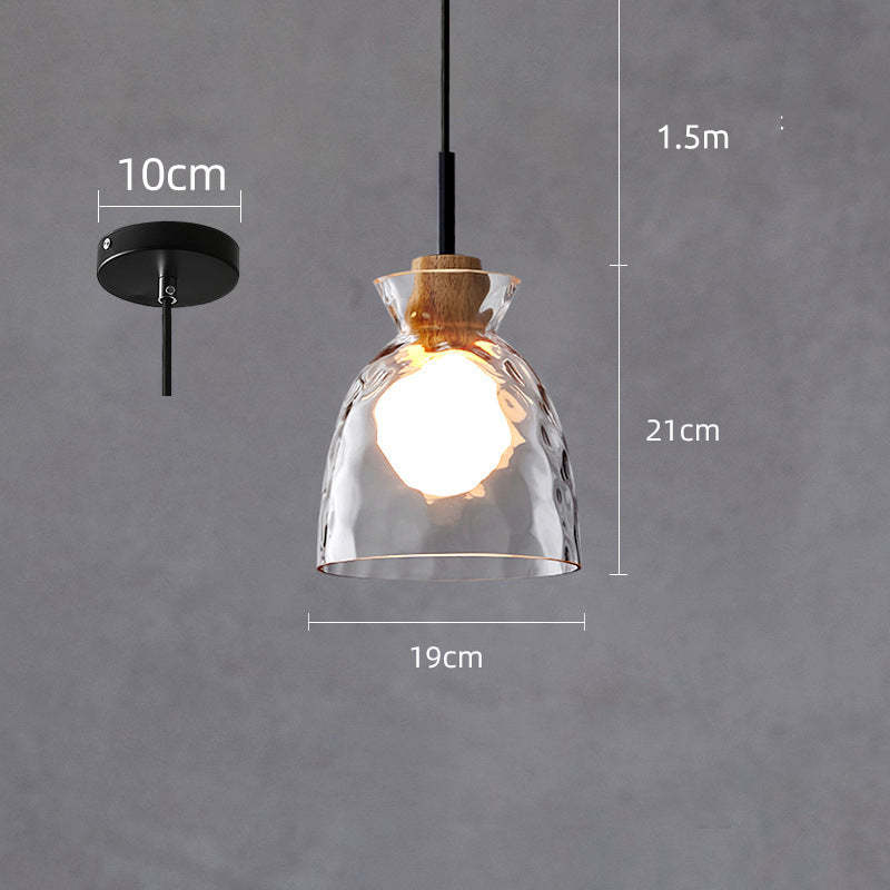 Nordic Kronleuchter Glas Pendelleuchte für Restaurant Gang Veranda Balkon Korridor