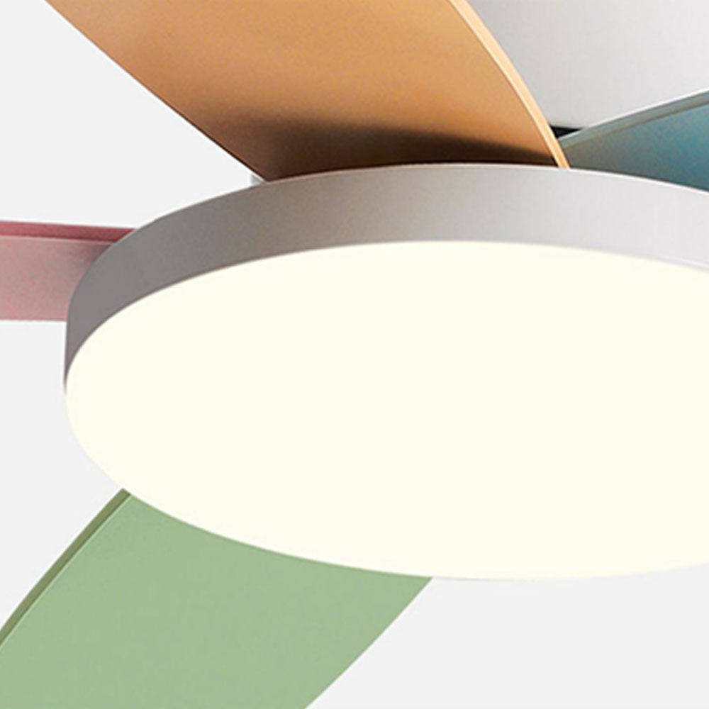Morandi Colourful Ceiling Fan with Light, DIA 105CM